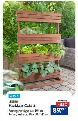 Aldi Nord Hochbeet Cube 4 Angebot