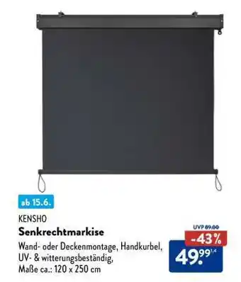 Aldi Nord Senkrechtmarkise Angebot