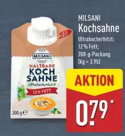 Aldi Nord MILSANI Kochsahne Angebot