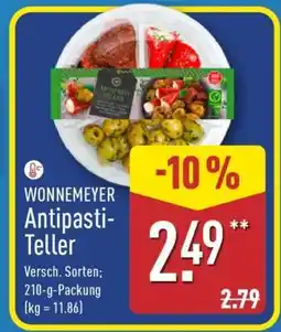 Aldi Nord WONNEMEYER Antipasti-Teller Angebot