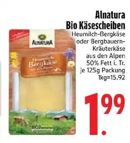 Edeka Alnatura Bio Käsescheiben Angebot