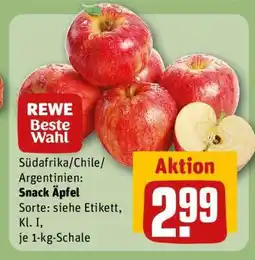 REWE Snack Äpfel Angebot