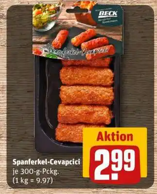 REWE Spanferkel-Cevapcici Angebot