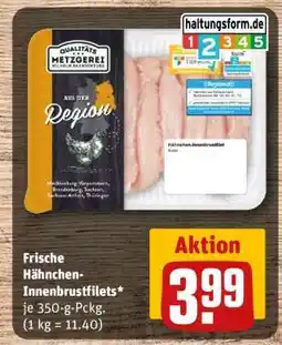 REWE Frische Hähnchen-Innenbrustfilets Angebot