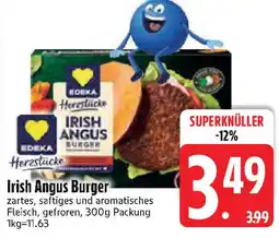 Edeka EDEKA Herzstücke Irish Angus Burger Angebot