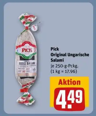 REWE Pick Original Ungarische Salami Angebot