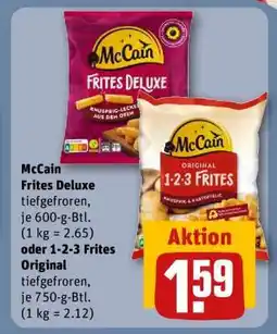 REWE McCain Frites Deluxe oder 1-2-3 Frites Original Angebot