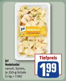 REWE ja! Nudelsalat Angebot