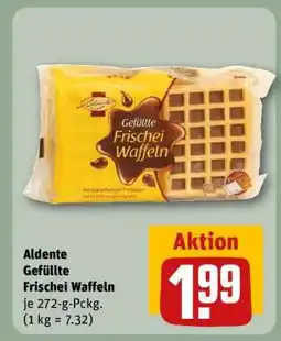 REWE Aldente Gefüllte Frischei Waffeln Angebot