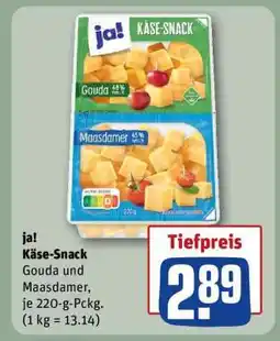 REWE ja! Käse-Snack Angebot