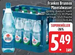 Edeka Franken Brunnen Mineralwasser Angebot