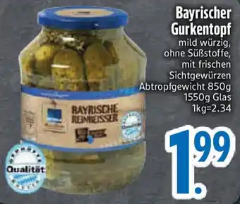 Edeka Bayrischer Gurkentopf Angebot