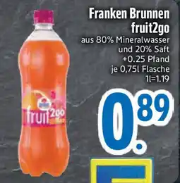 Edeka Franken Brunnen fruit2go Angebot