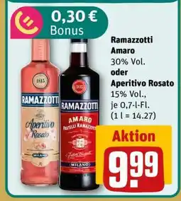 REWE Ramazzotti Amaro oder Aperitivo Rosato Angebot