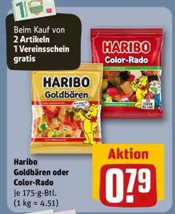 REWE Haribo Goldbären oder Color-Rado Angebot