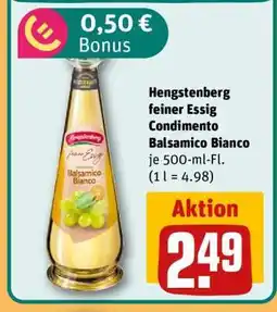REWE Hengstenberg feiner Essig Condimento Balsamico Bianco Angebot