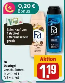 REWE Fa Duschgel Angebot