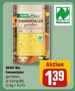 REWE REWE Bio Emmentaler gerieben Angebot