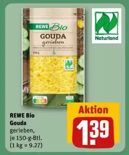 REWE REWE Bio Gouda gerieben Angebot