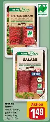 REWE REWE Bio Salami Angebot