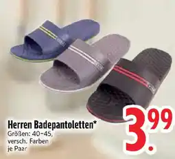 Edeka Herren Badepantoletten Angebot