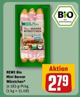 REWE REWE Bio Mini Berner Würstchen Angebot