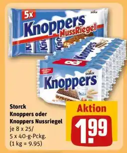 REWE Storck Knoppers oder Knoppers Nussriegel Angebot
