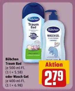 REWE Bübchen Traum Bad oder Wasch Gel Angebot