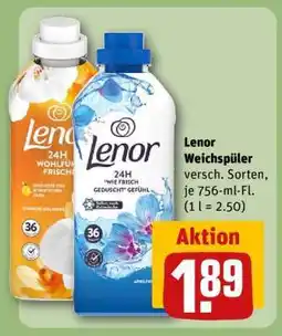 REWE Lenor Weichspüler Angebot