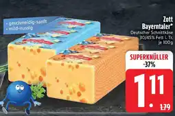 Edeka Zott Bayerntaler Angebot
