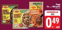 Edeka Maggi Fix oder Würzpaste Angebot