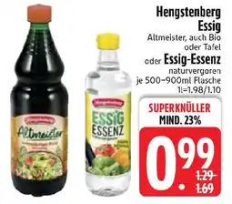 Edeka Hengstenberg Essig oder Essig-Essenz Angebot
