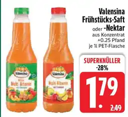 Edeka Valensina Frühstücks-Saft oder -Nektar Angebot