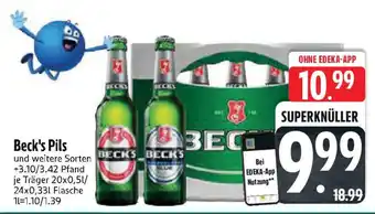 Edeka Beck's Pils Angebot