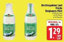 Edeka Berchtesgadener Land Frische Bergbauern-Milch Angebot