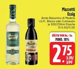 Edeka Mazzetti Essig Angebot