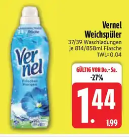 Edeka Vernel Weichspüler Angebot