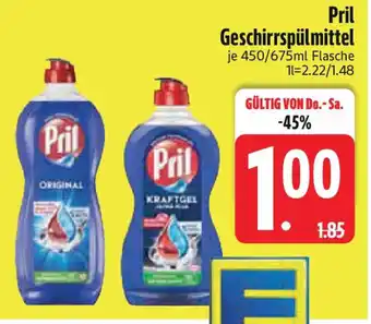 Edeka Pril Geschirrspülmittel Angebot