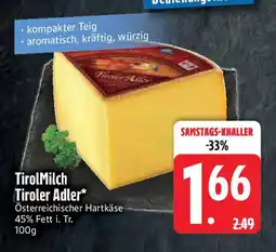 Edeka TirolMilch Tiroler Adler Angebot