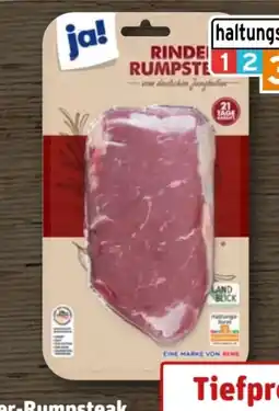 REWE ja! Rinder-Rumpsteak Angebot