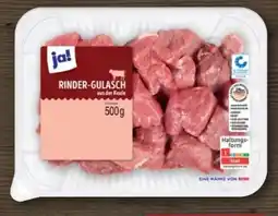 REWE ja! Rinder-Gulasch Angebot