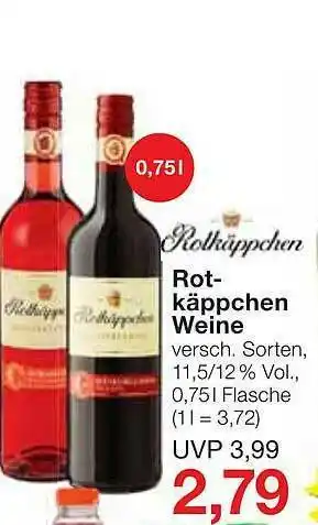 Jawoll Rotkappchen Weine Angebot