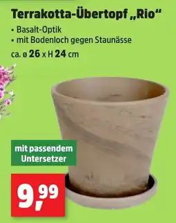 Thomas Philipps Terrakotta-Übertopf,,Rio" Angebot