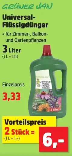Thomas Philipps GRÜNER JAN Universal- Flüssigdünger Angebot