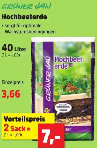 Thomas Philipps GRÜNER JAN Hochbeeterde Angebot