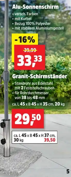 Thomas Philipps Granit-Schirmständer Angebot