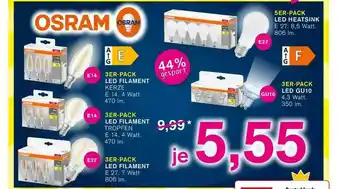 KODi Osram 5er Pack Led Heatsink Angebot