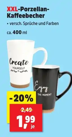 Thomas Philipps XXL-Porzellan- Kaffeebecher Angebot