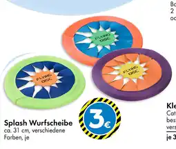 TEDi Splash Wurfscheibe Angebot