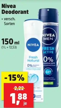 Thomas Philipps Nivea Deodorant Angebot